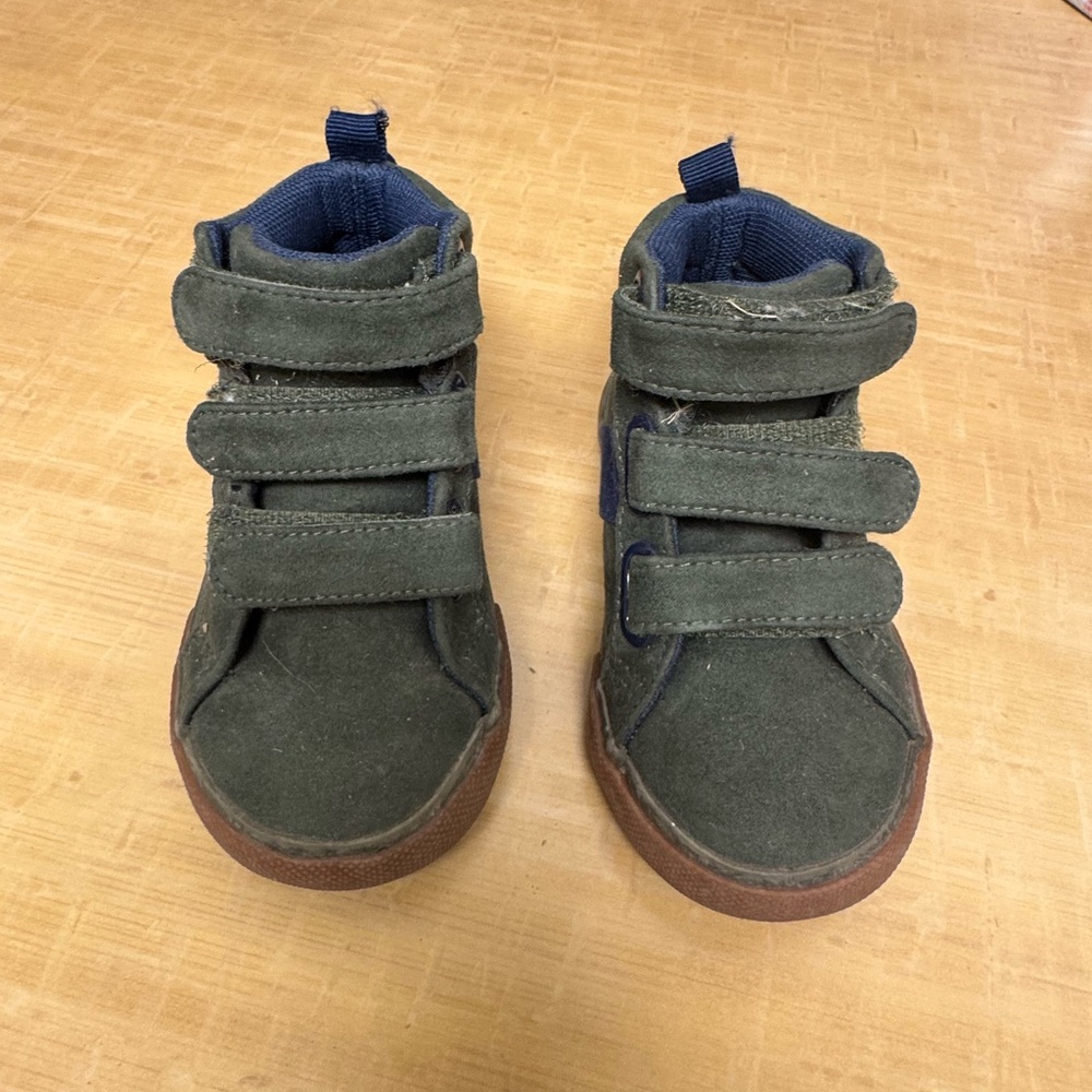 Baby Gap Toddler High Top Velcro Sneakers - Size 5